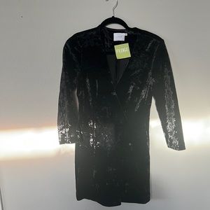 Suede Material dress